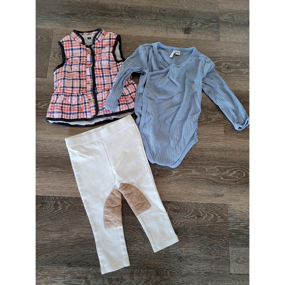 Janie and Jack Baby Western‎ Outfit Set Vest Bodysuit Pants 18 to 24 Months #7